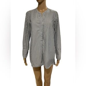 Old Navy Blue & White Shirt, Size M